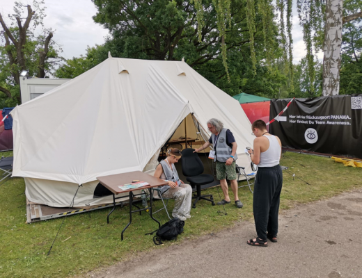 Awareness Safer Space Zelt auf dem Rock im Park